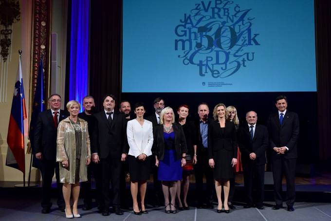 Predsednik republike Borut Pahor na 50. podelitvi najvijih nagrad Republike Slovenije na podroju olstva